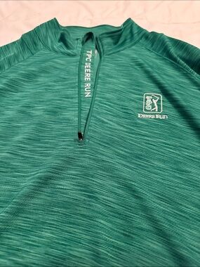 TPC Deere Run Green Men's Quarter-Zip Pullover